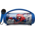 Lexibook Childrens Speaker With Spiderman Karaoke Microphone 25.BTP585SPZ 3380743105857