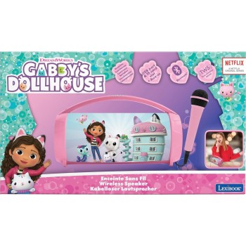 Lexibook Gabbys Dollhouse, Ασύρματο Ηχείο Με Μικρόφωνο, Στερεοφωνικό Ήχο 25.BTP585GD 3380743108315