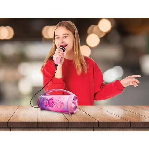 Lexibook Gabbys Dollhouse, Wireless  Speaker With Microphone, Stereo Sound 25.BTP585GD 3380743108315