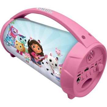 Lexibook Gabbys Dollhouse, Wireless  Speaker With Microphone, Stereo Sound 25.BTP585GD 3380743108315