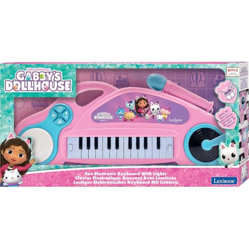 Lexibook Gabbys Dollhouse, Electronic Piano For Children With  Effects, Mi 25.K704GDH 3380743105529