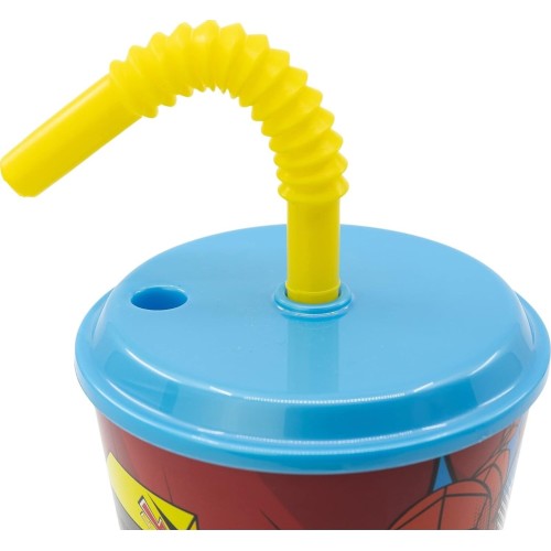 Stor easy-drinking cup, 430 ml, spiderman, midnight flyer B74730 8412497747306