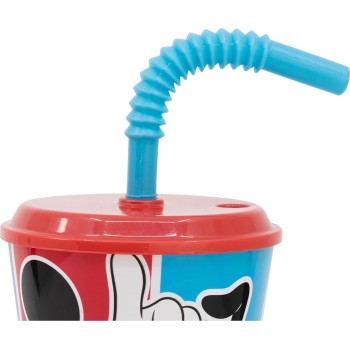 Stor Disney Mickey Mouse Mickey Easy Sport Tumbler Ποτήρι Με Καλαμάκι 430 Ml B74330 8412497743308
