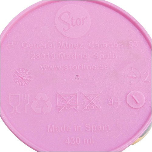 Stor Disney Minnie Mouse Ποτήρι Με Καλαμάκι BPA Free 430Ml | Minnie Mouse Spring Look, Red B74430 8412497744305