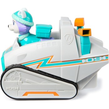 Spin Master paw patrol, everests snowplough, toy vehicle with collectible action figure 107163 681147037588