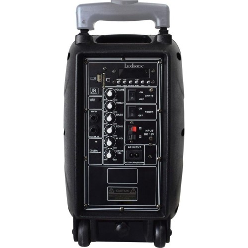 Lexibook, Iparty, Bluetooth Karaoke Speaker, Trolley With  Effects  25.K8250 3380743066639