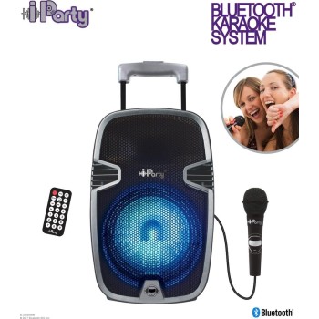 Lexibook Iparty, Bluetooth Karaoke Speaker, Trolley Με Εφέ Και Μικρόφωνο 25.K8250 3380743066639