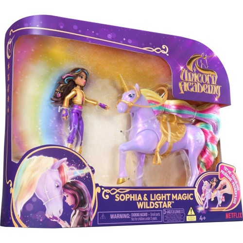 Spin Master Unicorn Academy, Sophia And Light Magic Wildstar With  Light-Up Effects, 2  105941 778988249796