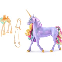 Spin Master unicorn academy,  rainbow light-up wildstar unicorn toy with lights, sounds 105945 681147036246