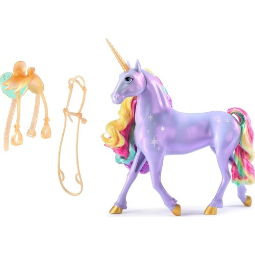 Spin Master unicorn academy,  rainbow light-up wildstar unicorn toy with lights, sounds 105945 681147036246