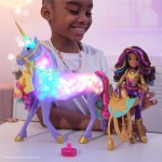 Spin Master unicorn academy,  rainbow light-up wildstar unicorn toy with lights, sounds 105945 681147036246