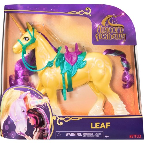 Spin Master unicorn academy, unicorn with head movement, 2 riding accessories, 27.9cm,  105944 681147036260