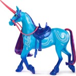 Spin Master unicorn academy, unicorn with head movement, 2 riding accessories, 27.9cm,  105944 681147036260