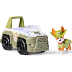 Spin Master paw patrol, trackers  rescue vehicle, toy truck with collectible action fig 107162 681147037755