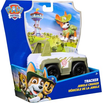 Spin Master Paw Patrol: Tracker - Jungle Cruiser Vehicle (20149060) Οχήμα Διάσωσης,  Με Συλλεκτική Φιγούρα 107162 681147037755