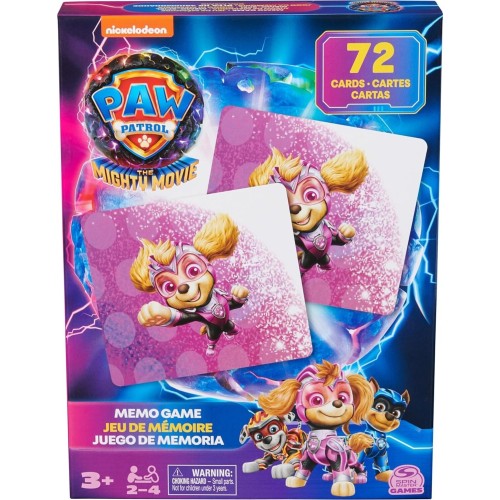 Spin Master Paw Patrol: The Mighty Movie - Memo Match Game (6067937) 092159 778988493939