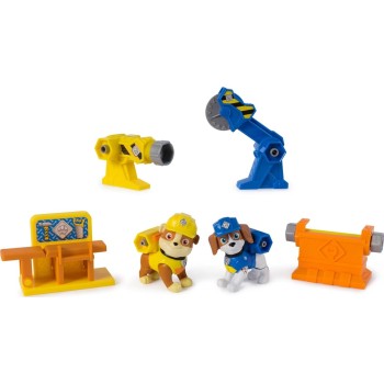 Spin Master Rubble And Crew,  Tool Pups, Rubble And Wheeler Toy Figures With 2 Construc 105934 681147044777