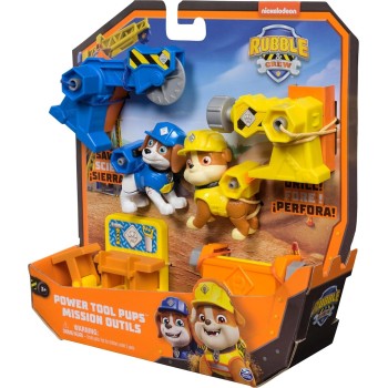 Spin Master Rubble And Crew,  Tool Pups, Rubble And Wheeler Toy Figures With 2 Construc 105934 681147044777