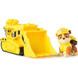 Spin Master paw patrol, rubbles bulldozer toy truck with collectible action figure, sus 107161 681147037540