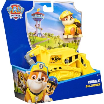 Spin Master paw patrol, rubbles bulldozer toy truck with collectible action figure, sus 107161 681147037540