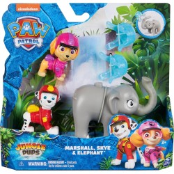 Spin Master Jungle Pups - Marshall,Skye & Elephant Figures Paw Patrol 105927 778988496466