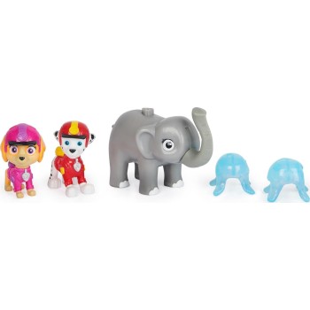 Spin Master Jungle Pups - Marshall,Skye & Elephant Figures Paw Patrol 105927 778988496466