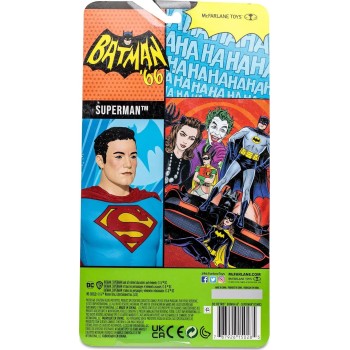 macfarlane DC Superman mcfarlane toys dc retro superman action figure - 6 inch, inspired by batman 094884 787926150285