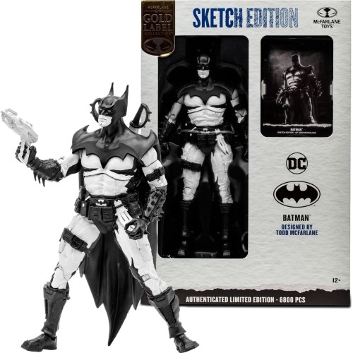 macfarlane DC The Batman DC Multiverse: Gold Label Collection - Batman By Todd (Sketch Edition) (18Cm) 094886 787926170610