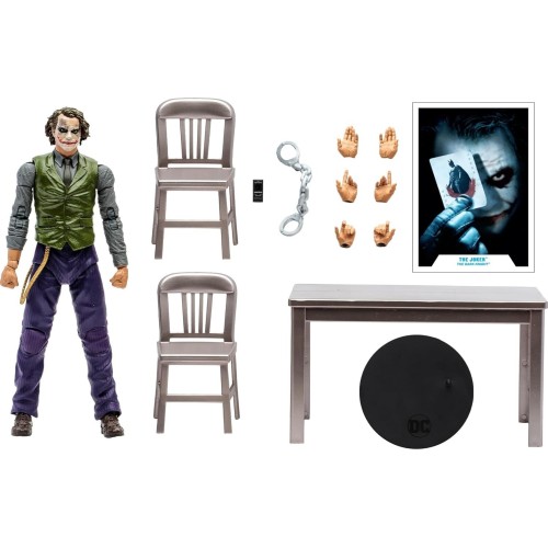 macfarlane DC The Batman Mcfarlane DC Multiverse: Gold Label Collection - The Dark Knight - The Joker Interrogation Room Playset