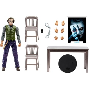macfarlane DC The Batman Mcfarlane DC Multiverse: Gold Label Collection - The Dark Knight - The Joker Interrogation Room Playset