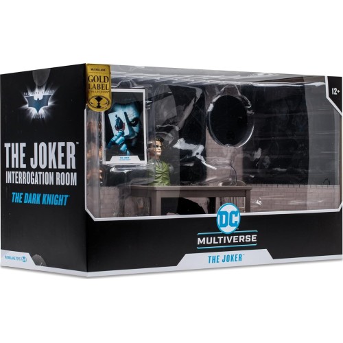 macfarlane DC The Batman Mcfarlane DC Multiverse: Gold Label Collection - The Dark Knight - The Joker Interrogation Room Playset