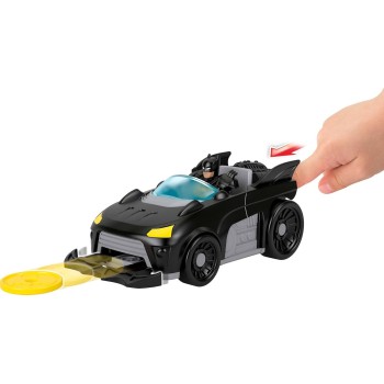 Mattel Fisher-Price DC Super Friends Metal Force Batmobile Toy Car, 3-Inch Batman Φιγούρα Με Αξεσουάρ JFJ68 194735298471