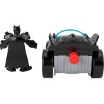 Mattel Fisher-Price DC Super Friends Metal Force Batmobile Toy Car, 3-Inch Batman Φιγούρα Με Αξεσουάρ JFJ68 194735298471