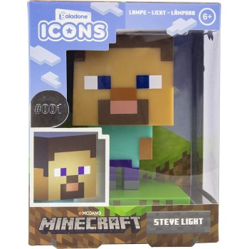 Paladone Icons: Minecraft - Steve Light (Pp6594mcfv4) 057522 5055964742287