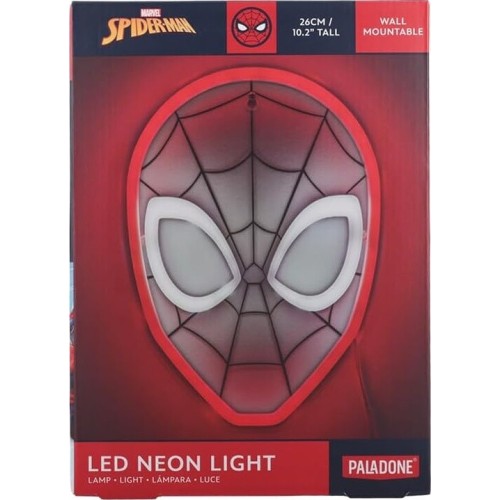 Paladone Marvel: Spiderman - Wall Mountable Led Neon Light (Pp14000spmvn) 099996 5056577744613