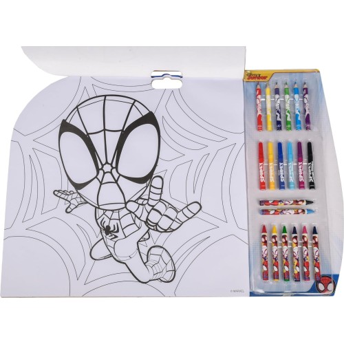 canenco Spiderman Spidey 5 Σε 1 Σετ Δραστηριοτήτων Χρωματισμού SP22306 8719668005150