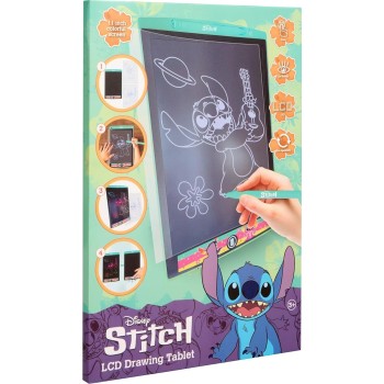canenco Disney Stitch - lilo and stitch - lcd writing board with erase function - 11 inch tablet  ST24380 8719668016361