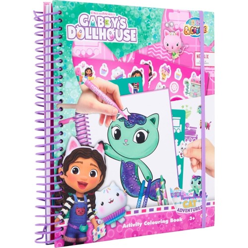 canenco Dreamworks Gabby's Dollhouse Βιβλίο Χρωματισμού Και Δραστηριοτήτων GD24356 8719668024120