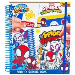 canenco Spiderman Spidey Βιβλίο Χρωματισμού Και Δραστηριοτήτων SP24356 8719668019157