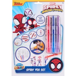 canenco Spiderman Spidey Σετ Αερογράφοι Σε Α4 Χαρτί SP23363 8719668012929
