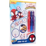 canenco Spiderman - spidey and his super friends - spray pen set a4 enveloppe - colouring pen SP23363 8719668012929