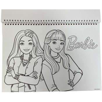 Gim Μπλοκ Ζωγραφικής 23X33 40Φ+Stic.Barbie 349-84416 5204549160071
