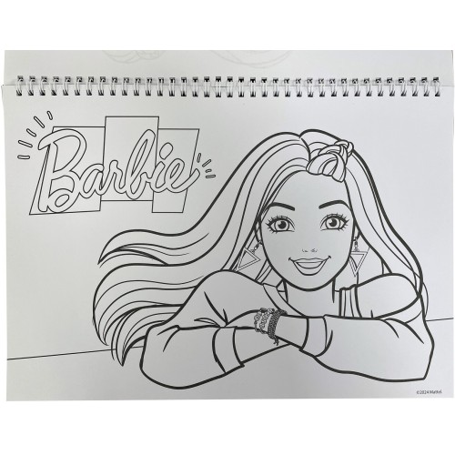 Gim Μπλοκ Ζωγραφικής 23X33 40Φ+Stic.Barbie 349-84416 5204549160071