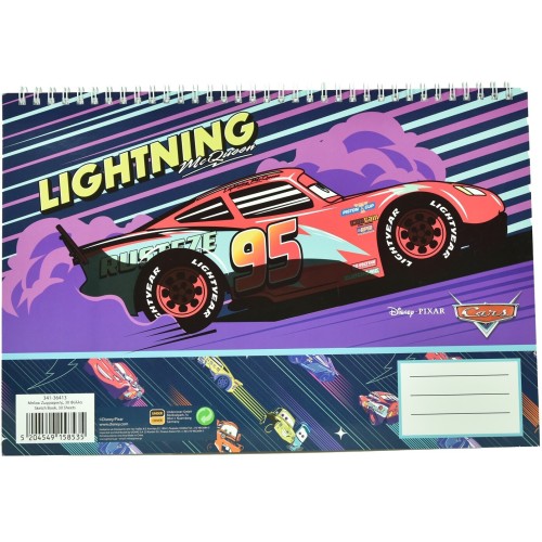 Disney Cars gim μπλοκ Ζωγραφικής α4σπ.30φ.cars 341-36413 5204549158535