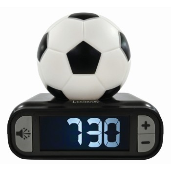 Lexibook Παιδικό Επιτραπέζιο Ρολόι Ξυπνητήρι Football 25.RL800FO 3380743097800