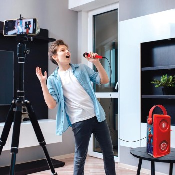 Lexibook Childrens Speaker With Microphone and Bluetooth Spiderman 25.BTP185SPZ 3380743109015