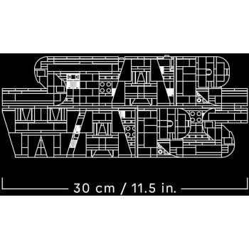 LEGO star wars λογότυπο wars™ από τουβλάκια 75407 5702017817583