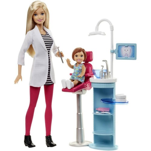 Mattel Barbie Οδοντίατρος Σετ Παιχνιδιού DHB63 / DHB64 887961206722