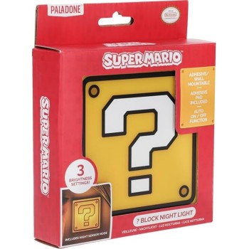 Paladone Super Mario - Question Block Night Light (Pp11595nn) 093717 5056577713442
