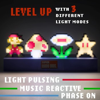 Paladone Super Mario - Bros Icons Light (Pp9407nn) 079576 5055964783631